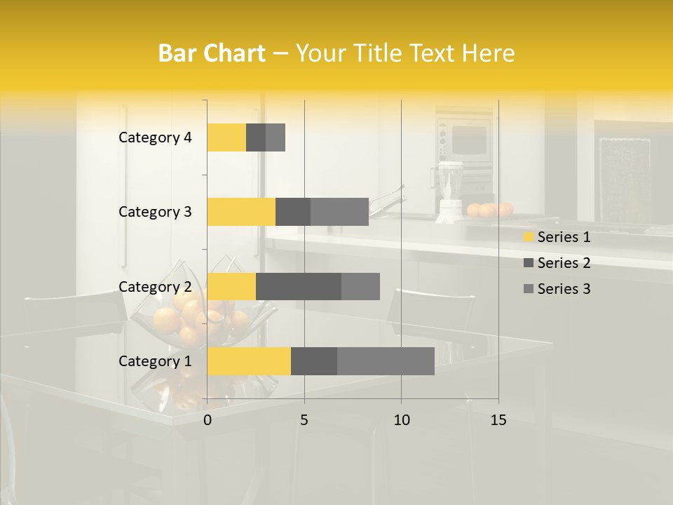 Organized Glass Residence PowerPoint Template