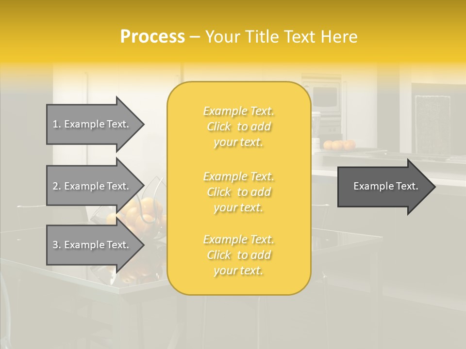 Organized Glass Residence PowerPoint Template