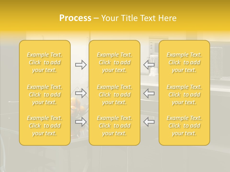 Organized Glass Residence PowerPoint Template