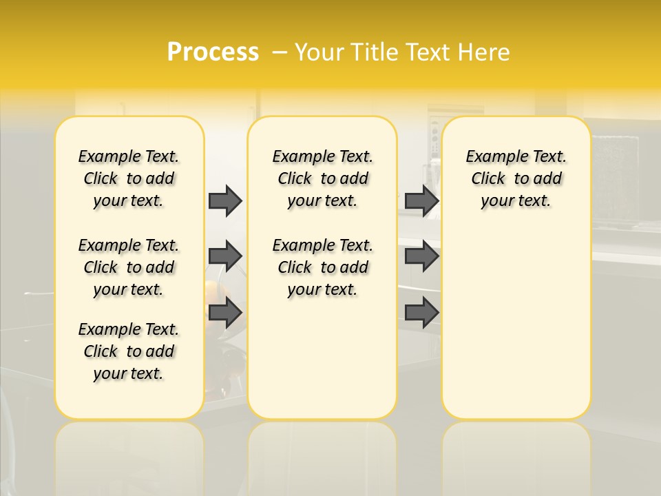 Organized Glass Residence PowerPoint Template