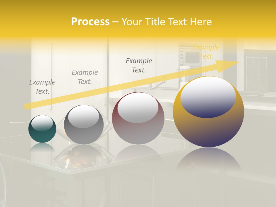 Organized Glass Residence PowerPoint Template