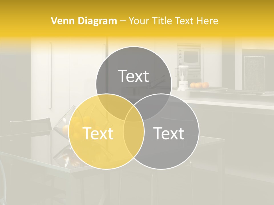Organized Glass Residence PowerPoint Template