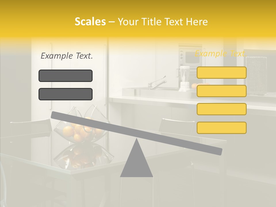 Organized Glass Residence PowerPoint Template