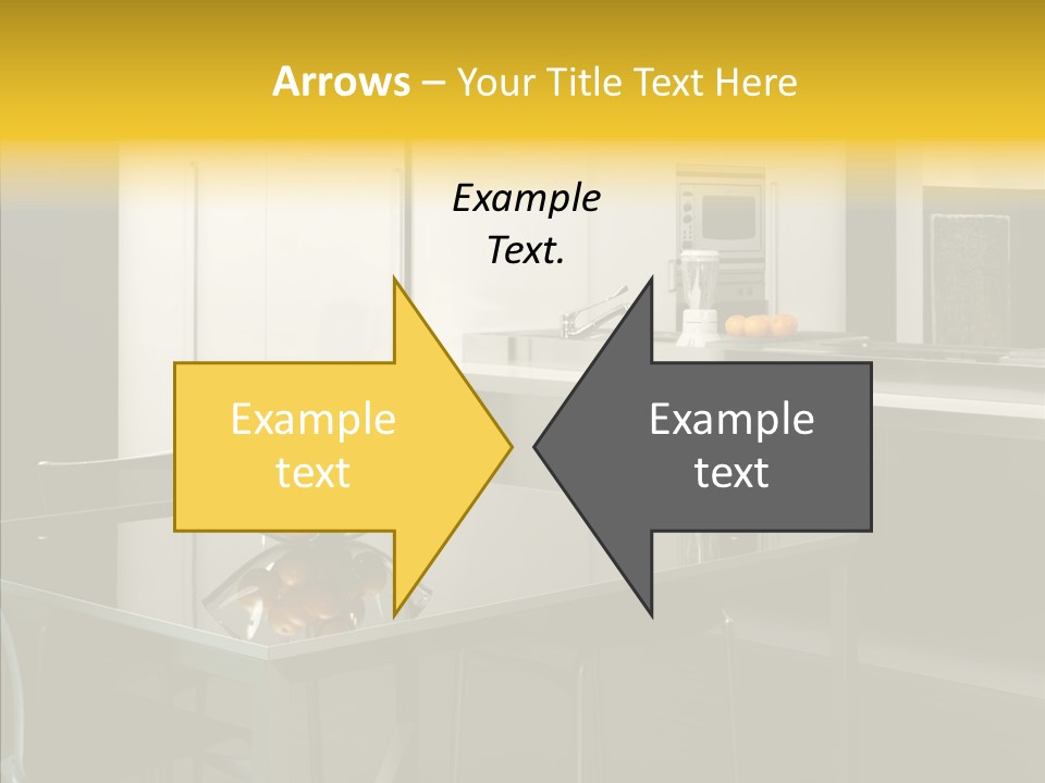 Organized Glass Residence PowerPoint Template