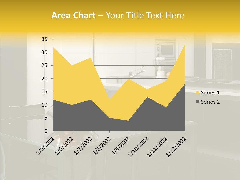 Organized Glass Residence PowerPoint Template
