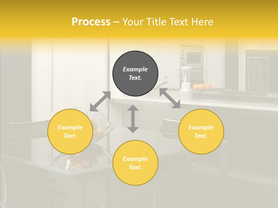 Organized Glass Residence PowerPoint Template