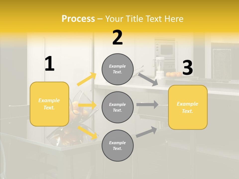 Organized Glass Residence PowerPoint Template