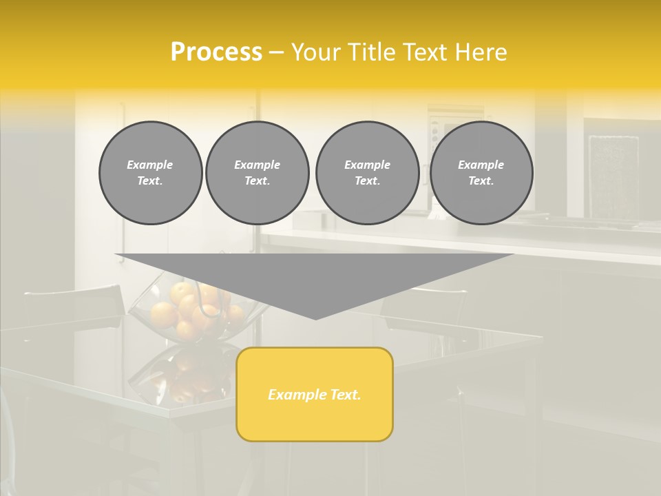 Organized Glass Residence PowerPoint Template