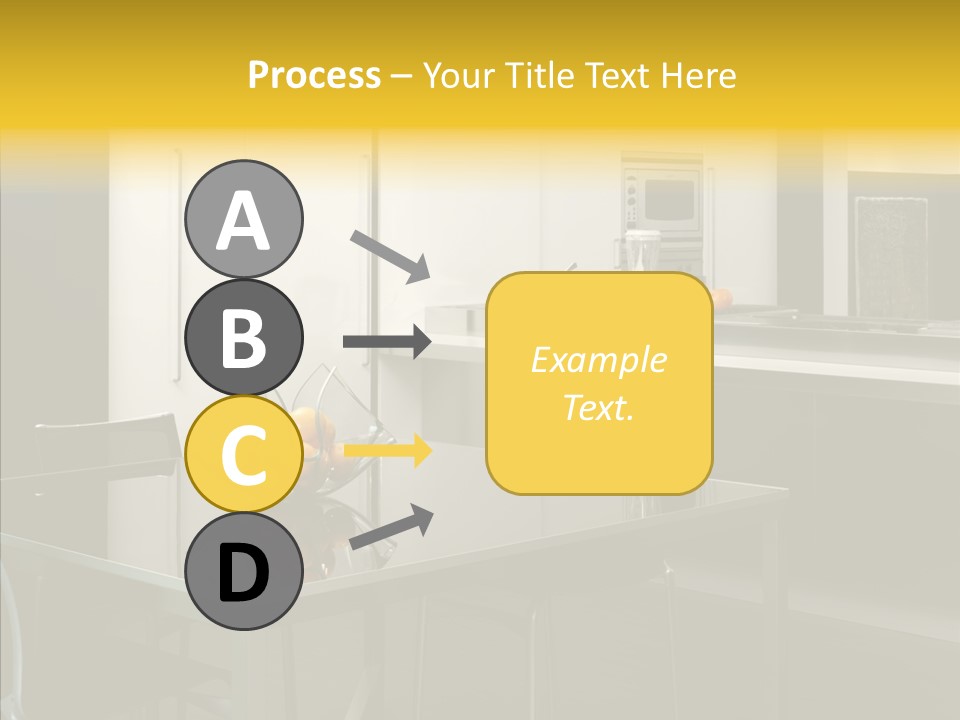 Organized Glass Residence PowerPoint Template