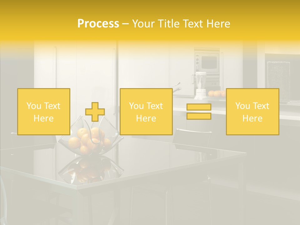 Organized Glass Residence PowerPoint Template