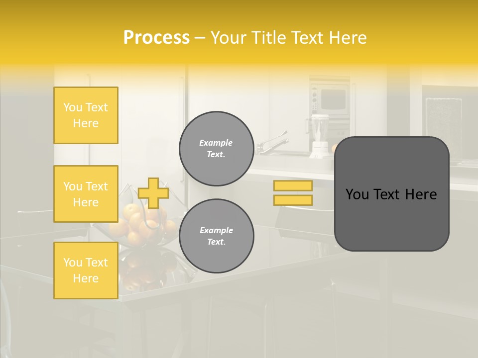 Organized Glass Residence PowerPoint Template