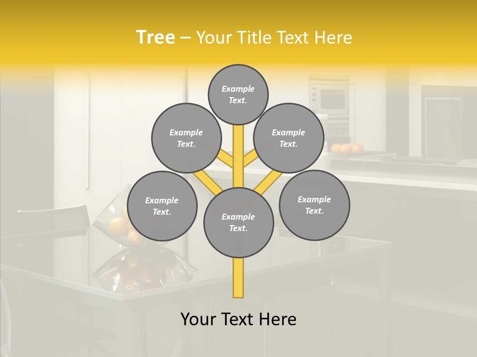 Organized Glass Residence PowerPoint Template