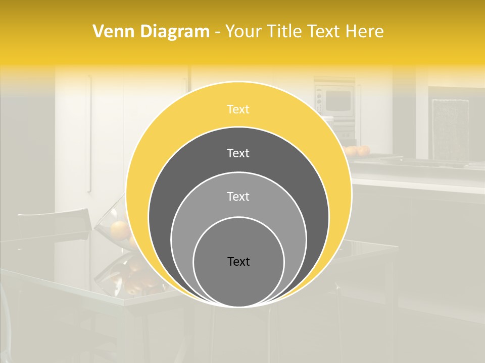 Organized Glass Residence PowerPoint Template