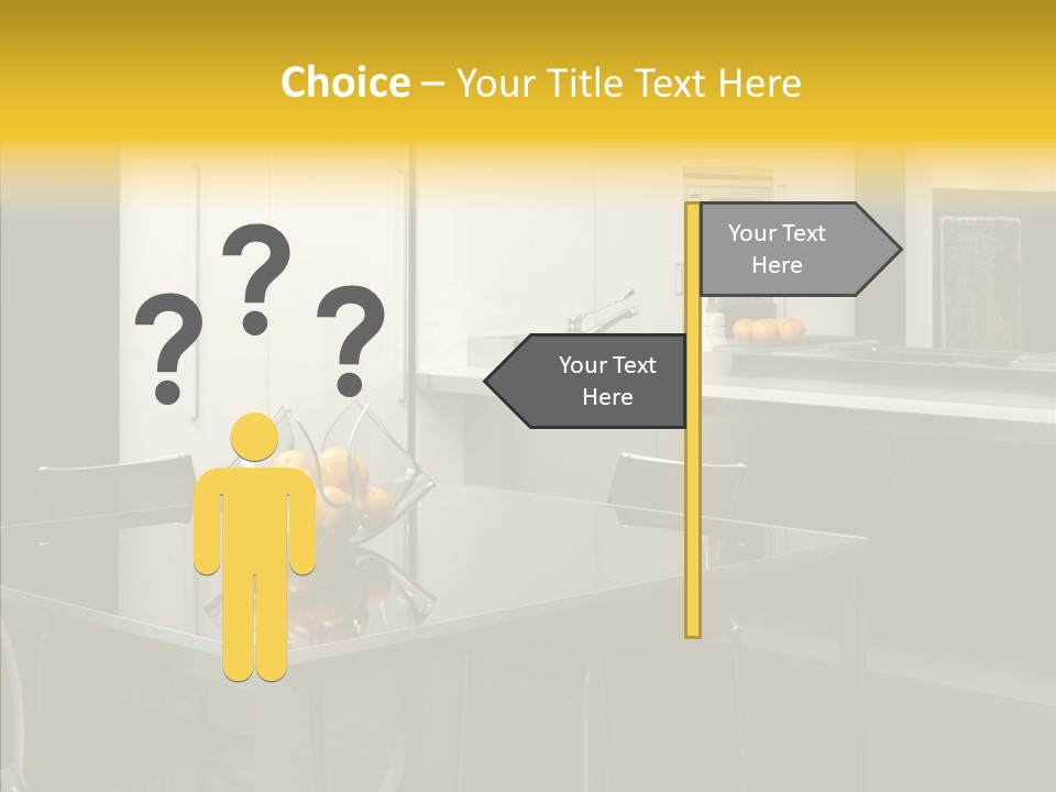 Organized Glass Residence PowerPoint Template