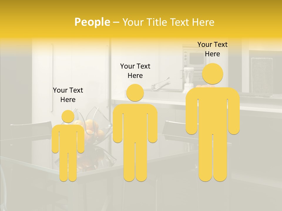 Organized Glass Residence PowerPoint Template