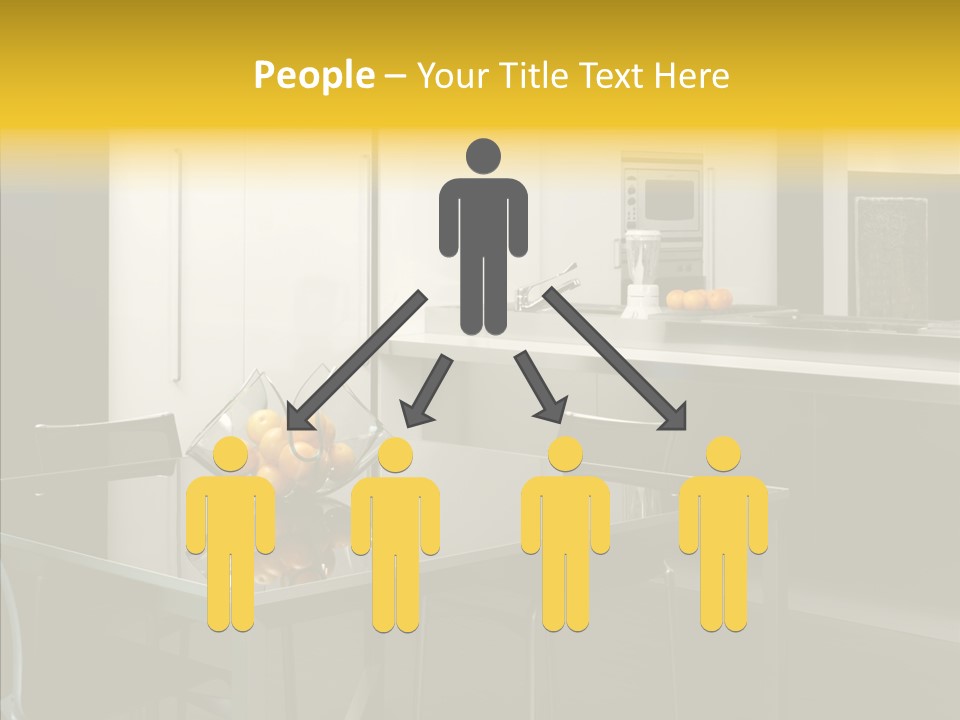 Organized Glass Residence PowerPoint Template