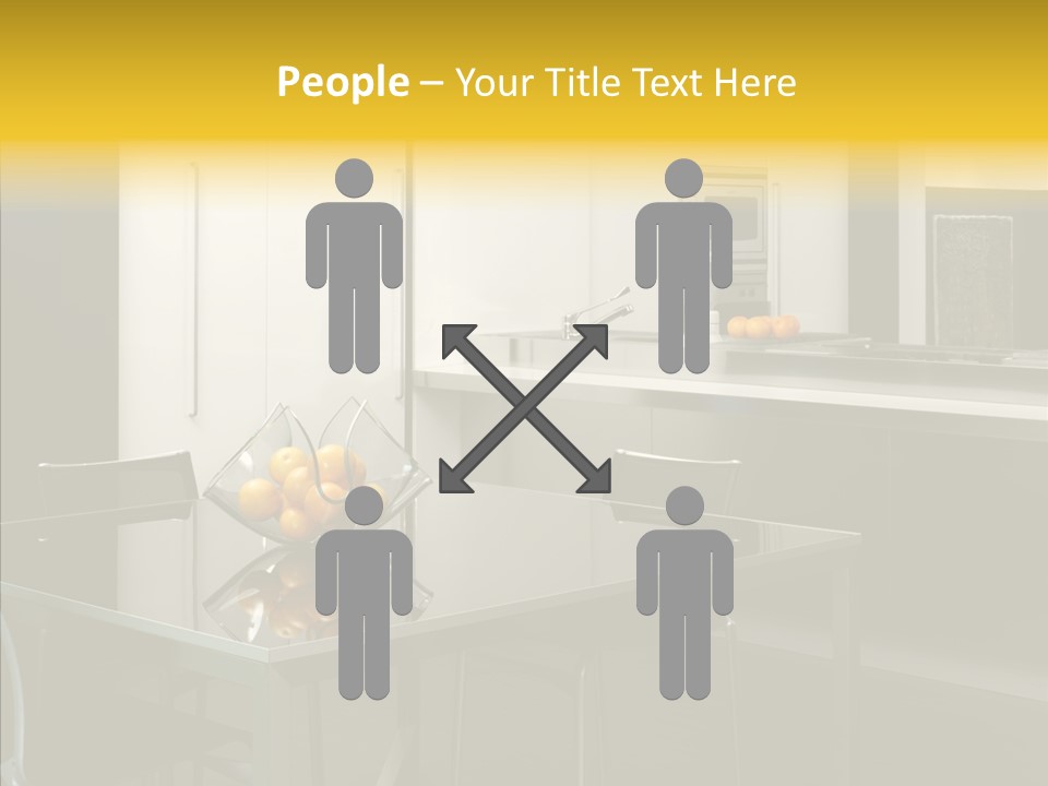 Organized Glass Residence PowerPoint Template