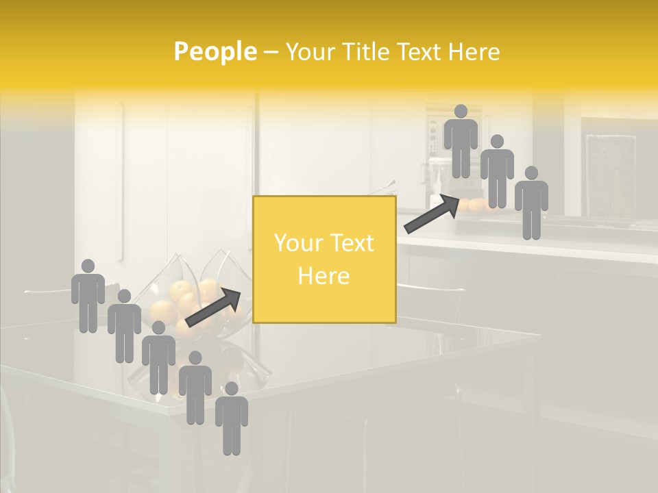 Organized Glass Residence PowerPoint Template