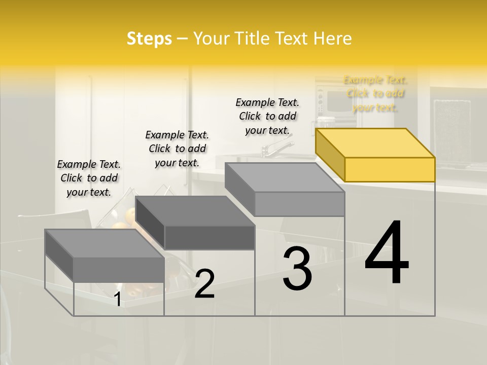 Organized Glass Residence PowerPoint Template