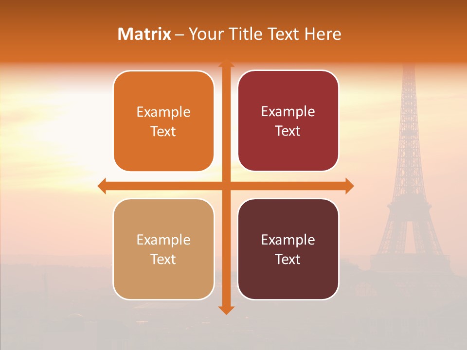 Statue Effel Top PowerPoint Template