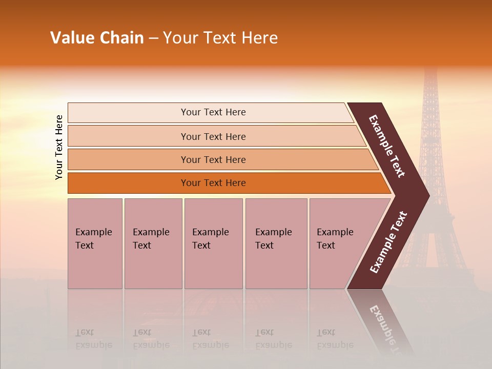 Statue Effel Top PowerPoint Template