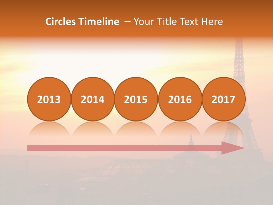 Statue Effel Top PowerPoint Template