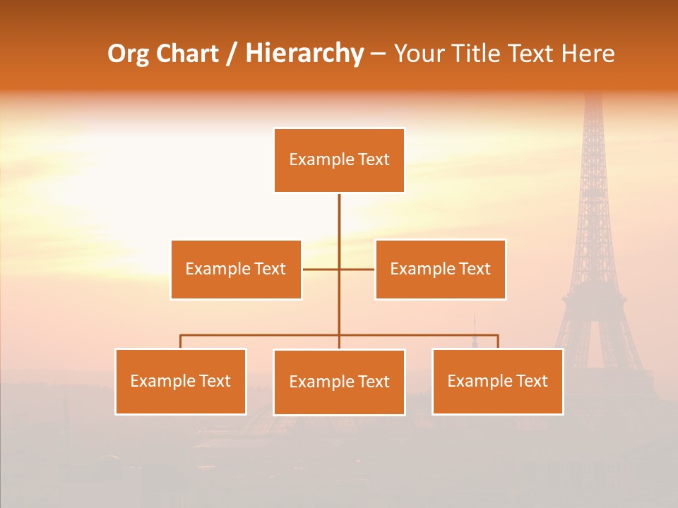 Statue Effel Top PowerPoint Template