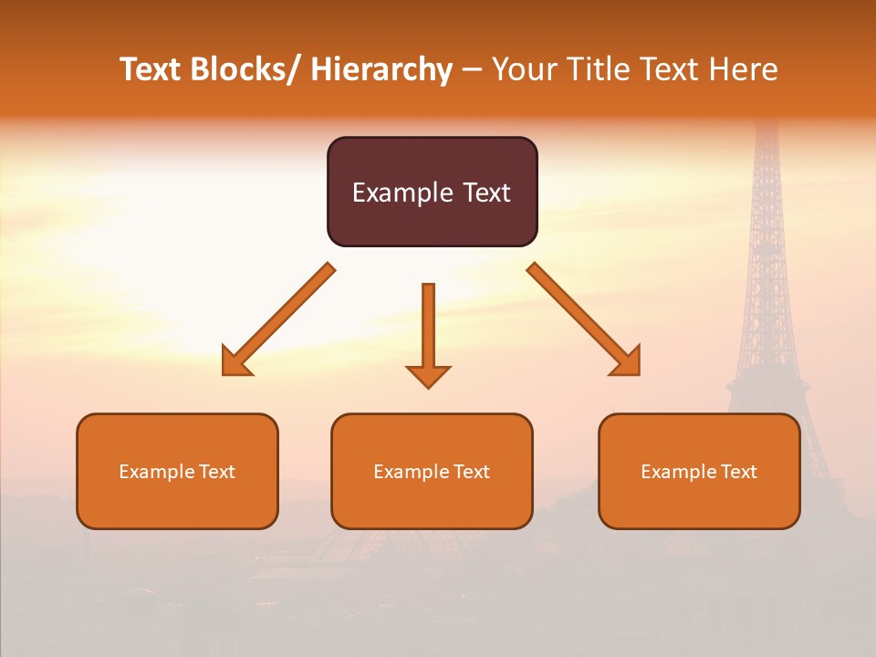 Statue Effel Top PowerPoint Template