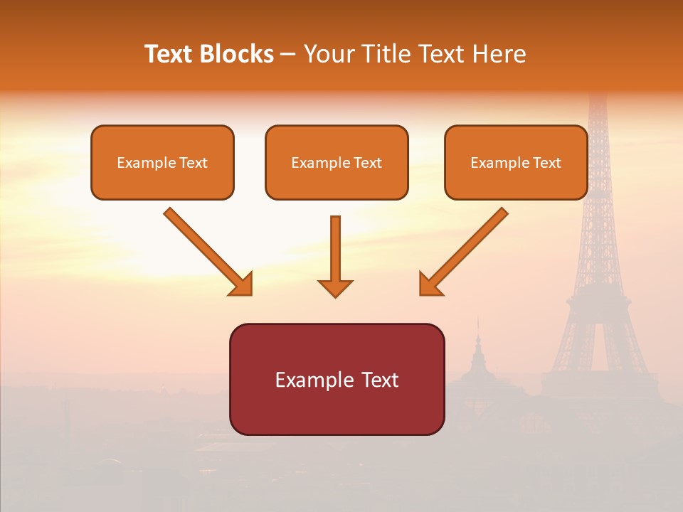 Statue Effel Top PowerPoint Template