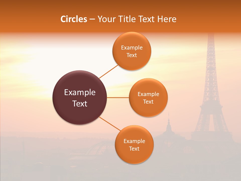 Statue Effel Top PowerPoint Template