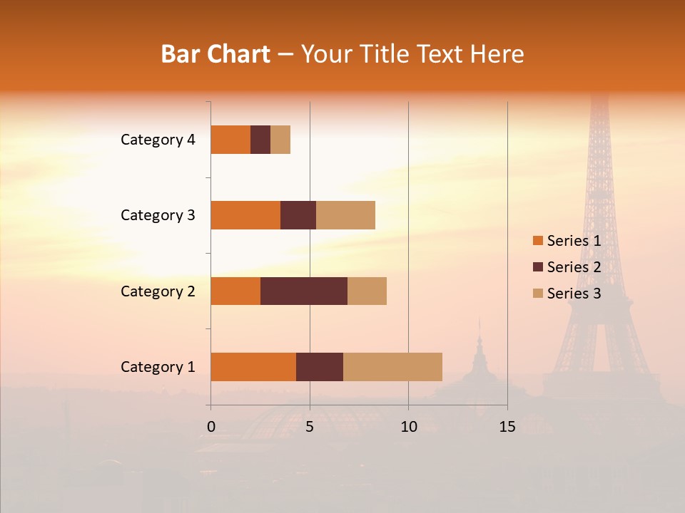 Statue Effel Top PowerPoint Template