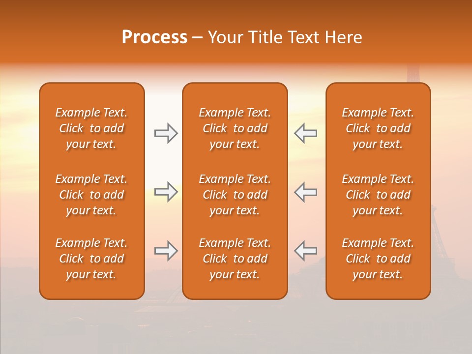 Statue Effel Top PowerPoint Template