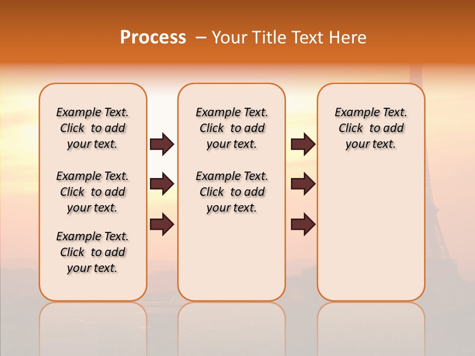 Statue Effel Top PowerPoint Template