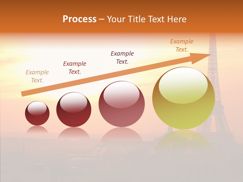 Statue Effel Top PowerPoint Template