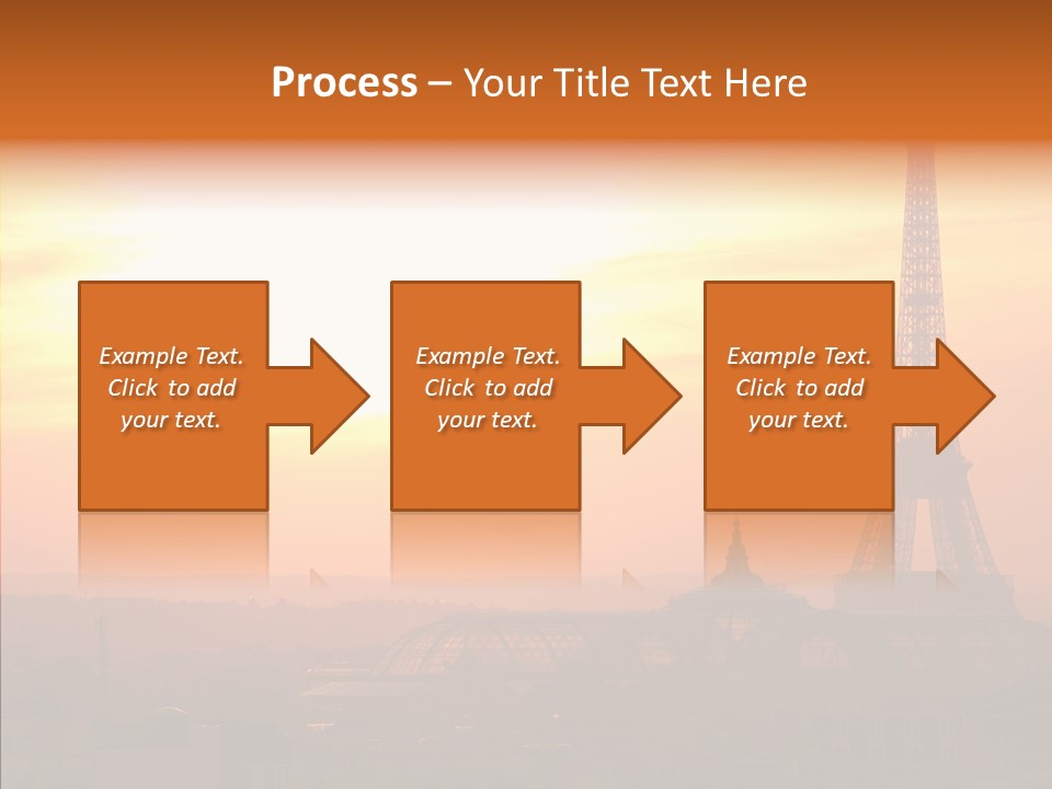 Statue Effel Top PowerPoint Template