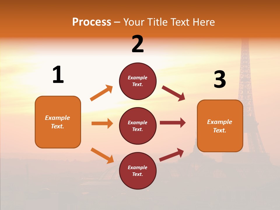 Statue Effel Top PowerPoint Template