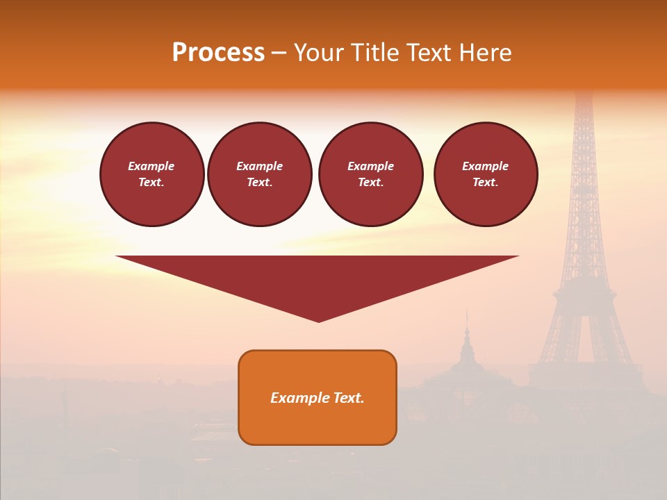 Statue Effel Top PowerPoint Template