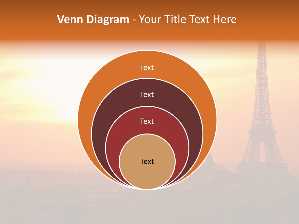 Statue Effel Top PowerPoint Template