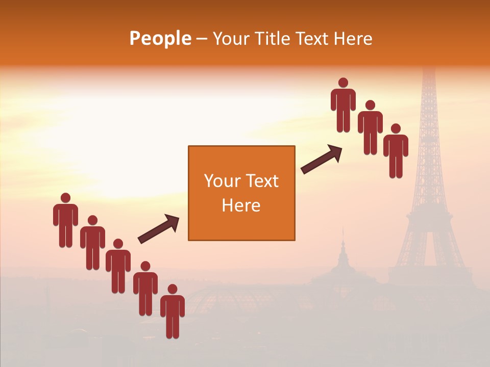 Statue Effel Top PowerPoint Template