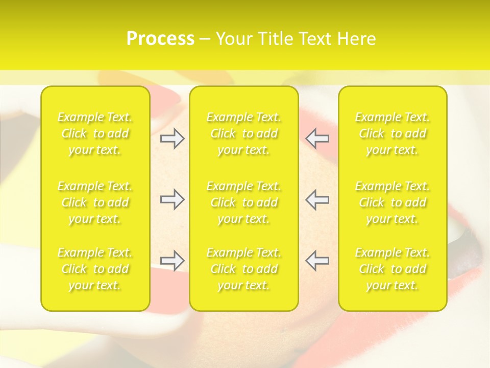 Biting Yellow Beauty PowerPoint Template