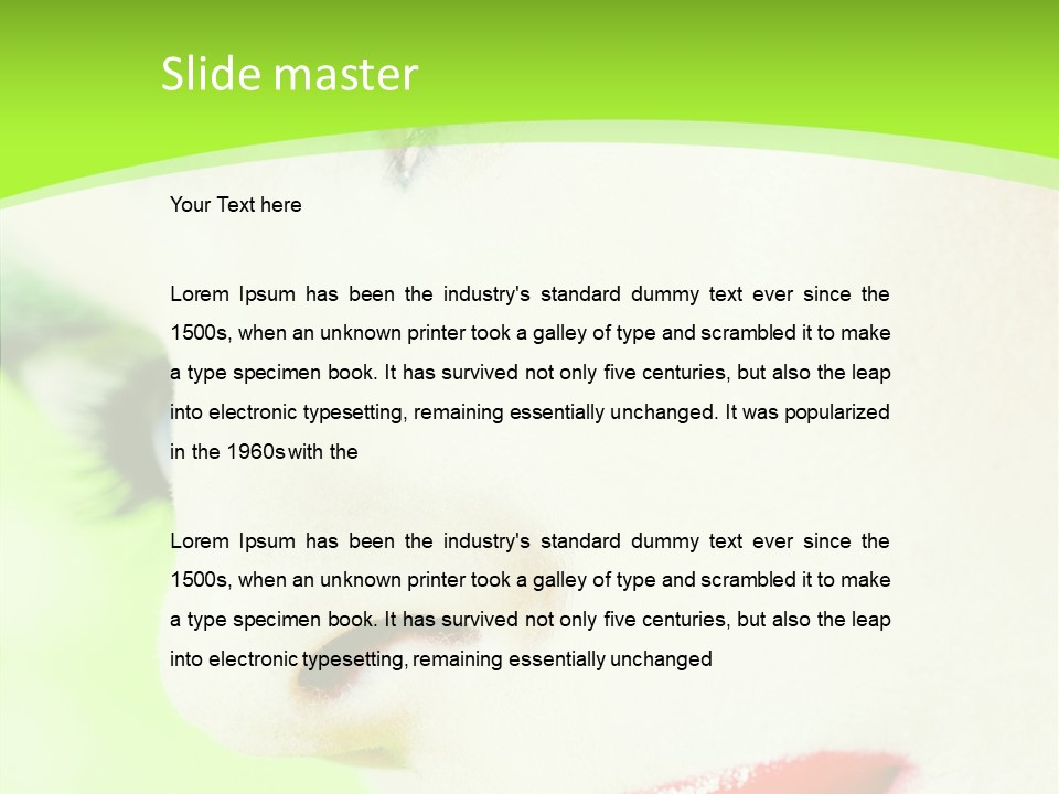 Caucasian  People PowerPoint Template