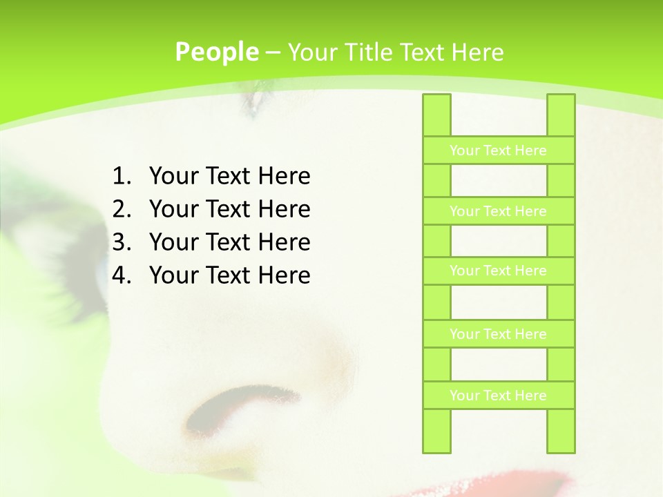 Caucasian  People PowerPoint Template