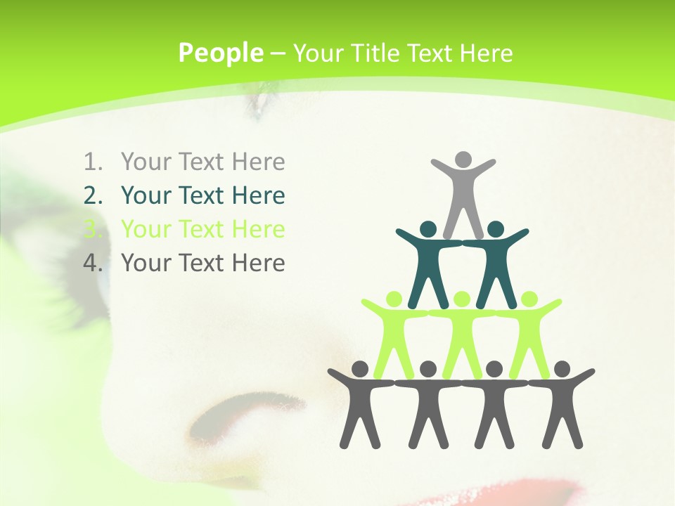 Caucasian  People PowerPoint Template