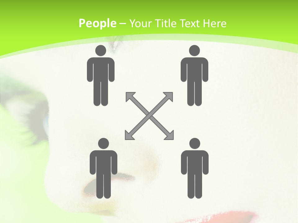 Caucasian  People PowerPoint Template