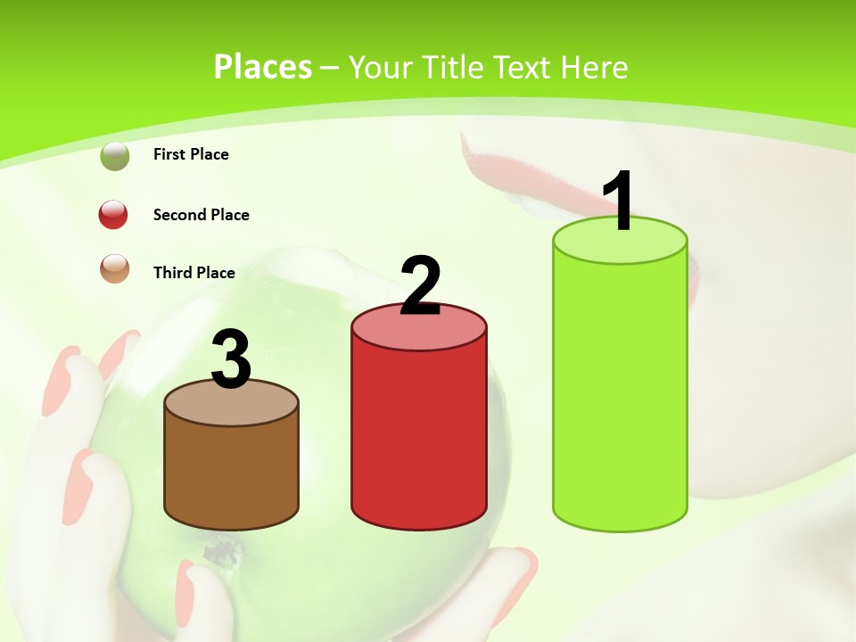 Beautiful Green Human PowerPoint Template