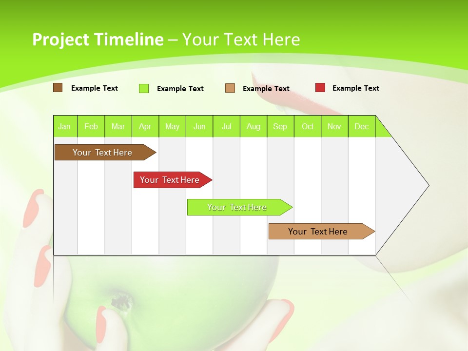 Beautiful Green Human PowerPoint Template