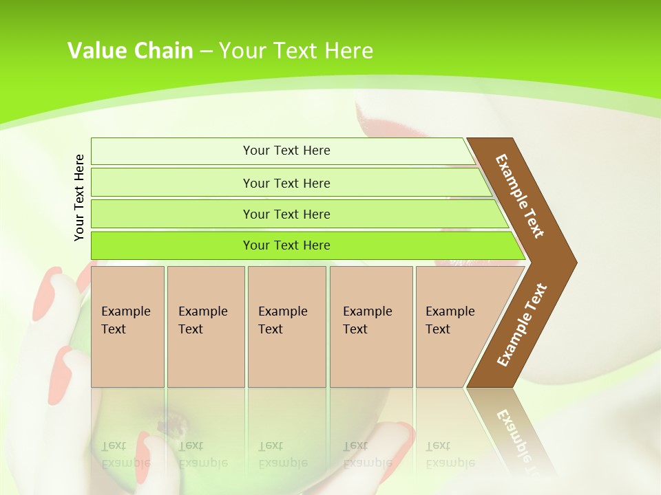 Beautiful Green Human PowerPoint Template