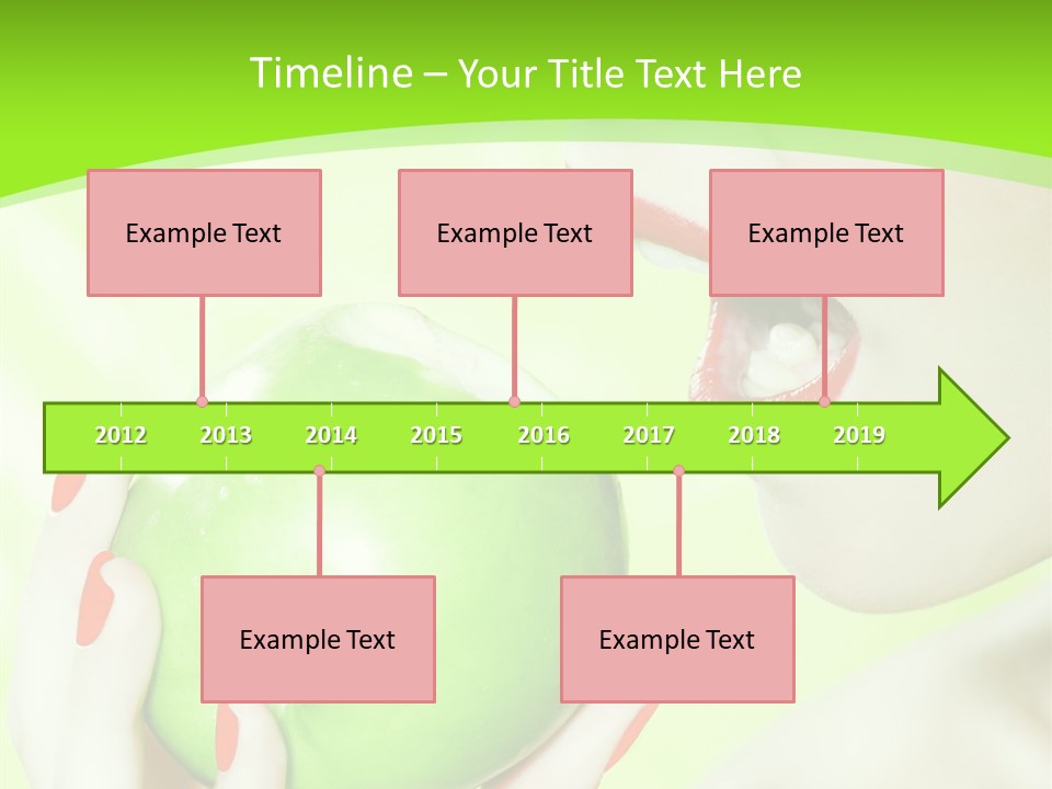 Beautiful Green Human PowerPoint Template