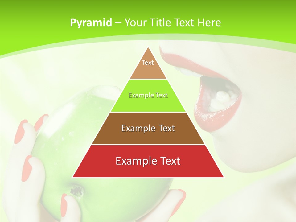 Beautiful Green Human PowerPoint Template