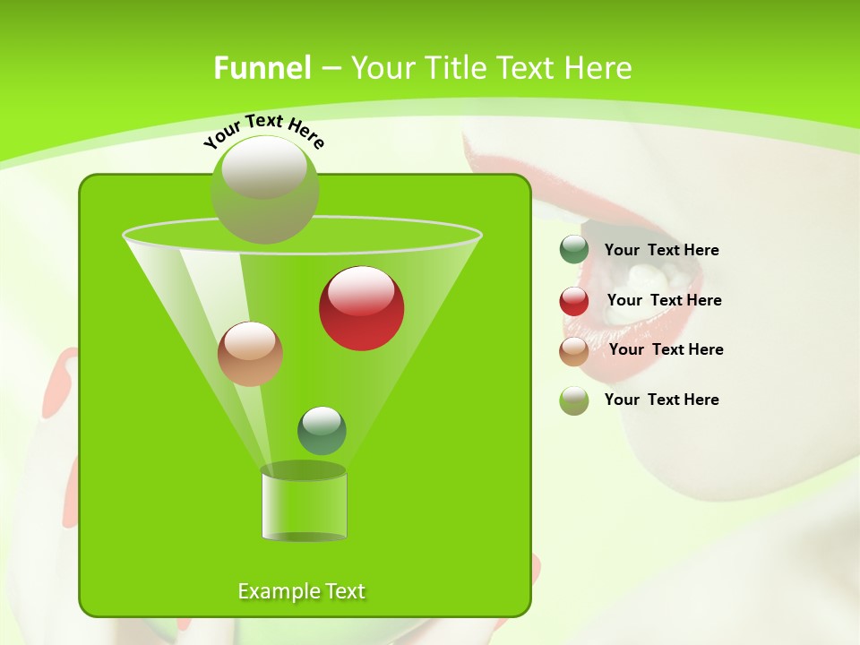 Beautiful Green Human PowerPoint Template
